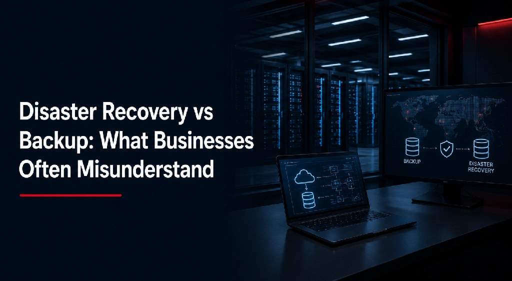 Disaster Recovery vs Backup: What Businesses Often Misunderstand